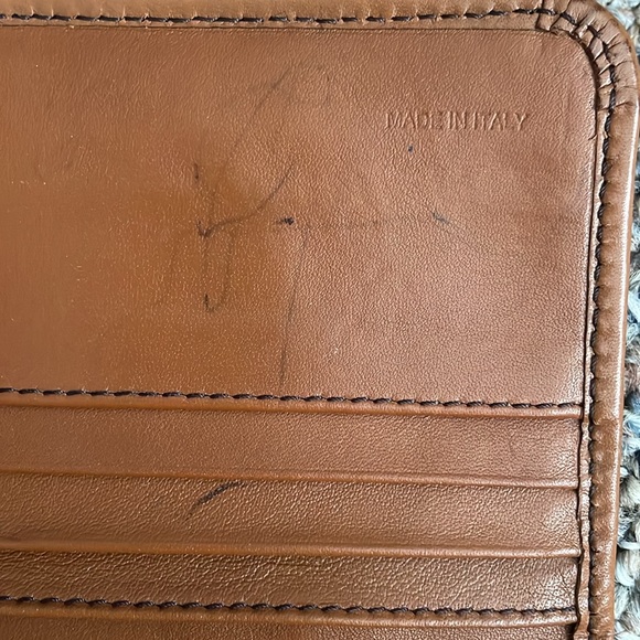 Burberry Tan and Black Wallet with Classic Check Design - Picture 7 of 15